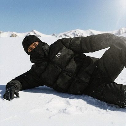 Lynx AI photoshoot, snow angel
